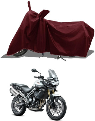 DeepShakshi AUTOMOTIVE Waterproof Two Wheeler Cover for Hero(MotoCorp Glamour, Maroon)