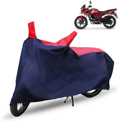 Mdstar Waterproof Two Wheeler Cover for Bajaj(Discover 150 f, Red, Blue)