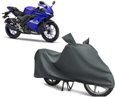 EGAL Waterproof Two Wheeler Cover for Yamaha(YZF-R15 V3 BS6, Grey)