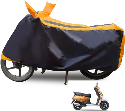 Euro Care Waterproof Two Wheeler Cover for Mahindra(Gusto, Orange)