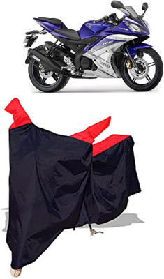 Amexride Two Wheeler Cover for Yamaha(YZF-R15 V2 BS6, Black)