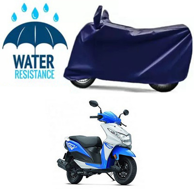 Furious3D Two Wheeler Cover for Honda(Dio, Blue)