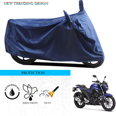 ANTHUB Waterproof Two Wheeler Cover for Yamaha(FZ 25, Blue)