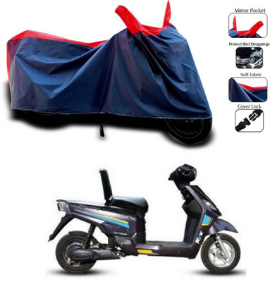 KEDIT Two Wheeler Cover for Hero(Electric NYX, Red, Blue)