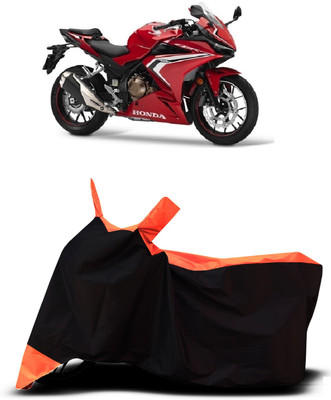 VESMEI Two Wheeler Cover for Honda(CBR500R, Orange)