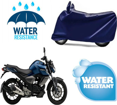 AUTOCAD Waterproof Two Wheeler Cover for Yamaha(FZ S FI New BS6, Blue)