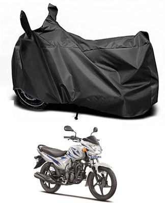 Auto Hub Waterproof Two Wheeler Cover for Suzuki(Hayate, Black)