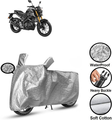 CODOKI Waterproof Two Wheeler Cover for Yamaha(MT 15 New, Silver)