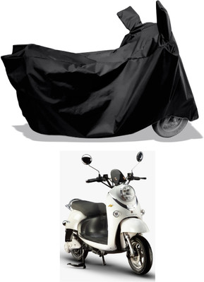 Amexride Two Wheeler Cover for Evolet(Polo, Black)