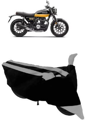 ABORDABLE Two Wheeler Cover for Honda(CB350RS, Black, Grey)