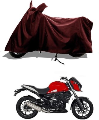 KEDIT Two Wheeler Cover for Mahindra(Mojo, Maroon)