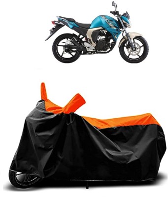 VESMEI Two Wheeler Cover for Yamaha(FZ S FI (V 2.0) BS6, Orange)