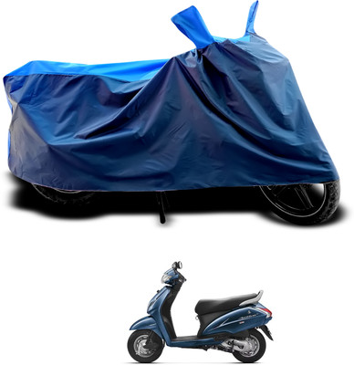 PAGORA Waterproof Two Wheeler Cover for Honda(Activa 3G, Black, Blue)