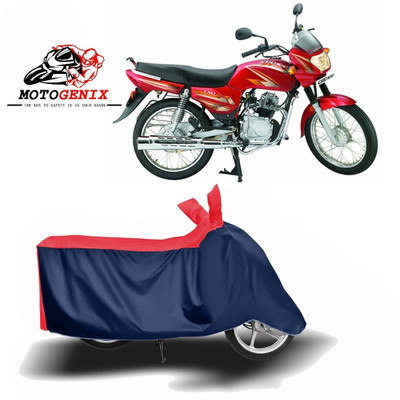MOTOGENIX Two Wheeler Cover for LML(CRD, Red, Blue)