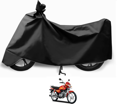 Euro Care Waterproof Two Wheeler Cover for Hero(CD deluxe, Black)