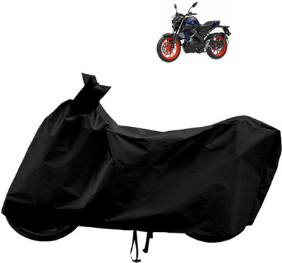 Horseyaart Waterproof Two Wheeler Cover for Yamaha(MT-15 BS6, Black)