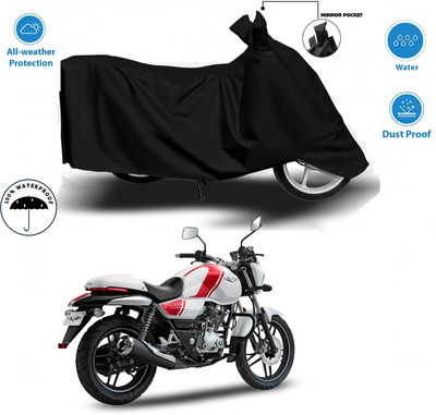 WMIZEXA Two Wheeler Cover for Bajaj(V15, Black)