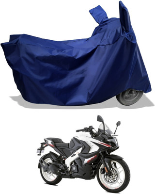 Amexride Two Wheeler Cover for Bajaj(Pulsar RS200 BS6, Blue)