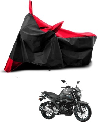 AASHTIK MART Two Wheeler Cover for Yamaha(FZ-S, Red, Black)