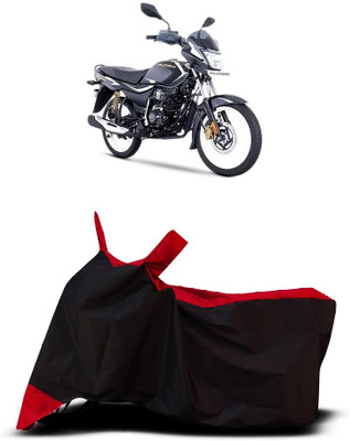 VESMEI Two Wheeler Cover for Bajaj(Platina 110 H-Gear, Red)