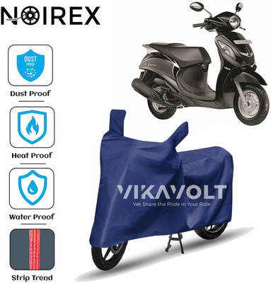 NOIREX Waterproof Two Wheeler Cover for Yamaha(Fascino, Blue)