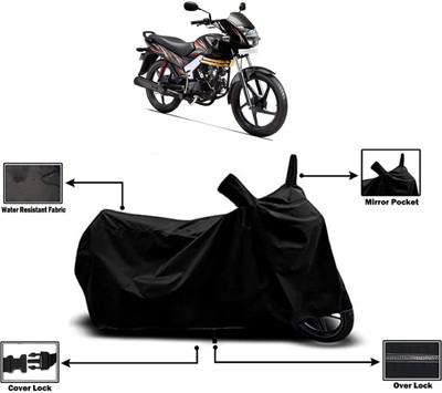 Amexride Two Wheeler Cover for Mahindra(Centuro NXT, Black)