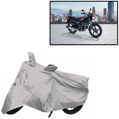 Airtick Two Wheeler Cover for Hero(Splendor Plus, Silver)