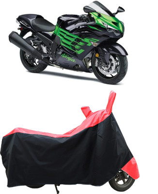 Coxtor Two Wheeler Cover for Kawasaki(Ninja ZX 14R BS6, Red)