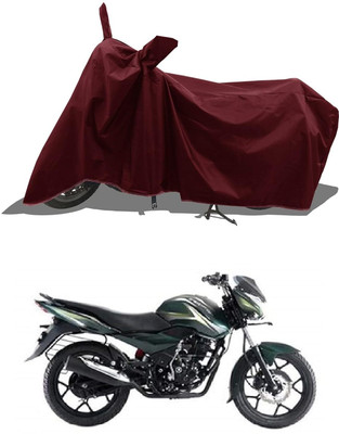 KEDIT Two Wheeler Cover for Bajaj(Discover 150 s, Maroon)