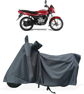Tricway Two Wheeler Cover for Bajaj(Platina 100 BS6, Grey)