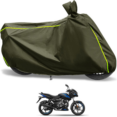 Euro Care Waterproof Two Wheeler Cover for Bajaj(Pulsar 125, Green)
