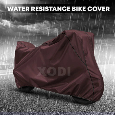 xodi Waterproof Two Wheeler Cover for Royal Enfield(Bullet, Maroon, Black)