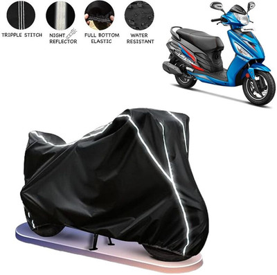 BOTAUTO Waterproof Two Wheeler Cover for Hero(Maestro Edge, Black, White)