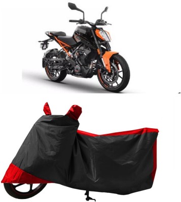 GROFATIK Two Wheeler Cover for KTM(250 Duke BS6, Red)