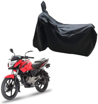 AASHTIK MART Two Wheeler Cover for Bajaj(Pulsar 135 LS DTS-i, Black)