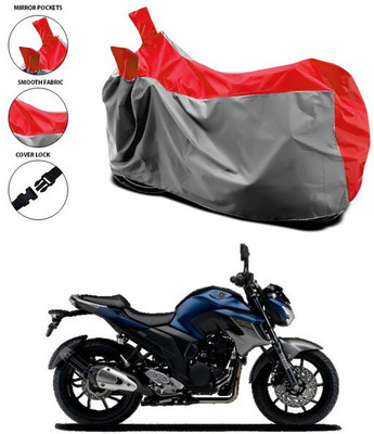 SEBONGO Waterproof Two Wheeler Cover for Yamaha(FZ-S FI, Red)