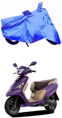 Ascension Two Wheeler Cover for TVS(Scooty Zest 110, Blue)