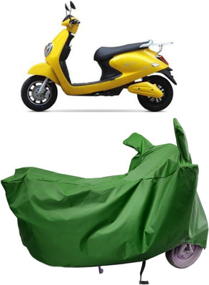 Amexride Two Wheeler Cover for Techo Electra(Emerge BS6, Maroon)