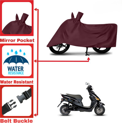 DeepShakshi AUTOMOTIVE Two Wheeler Cover for Hero(Electric Cruz, Maroon)
