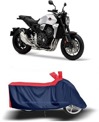 DeepShakshi AUTOMOTIVE Waterproof Two Wheeler Cover for Honda(CB1000R, Blue)