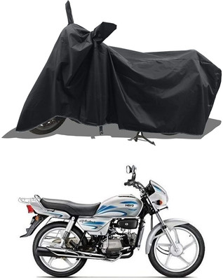 KEDIT Two Wheeler Cover for Hero(MotoCorp Splendor Plus, Black)