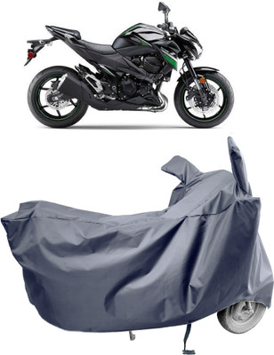 Amexride Two Wheeler Cover for Kawasaki(Z800, Grey)