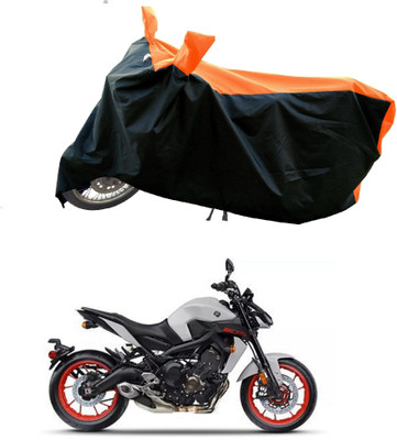 DeepShakshi AUTOMOTIVE Waterproof Two Wheeler Cover for Yamaha(MT-09, Orange)