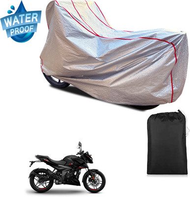 PAGORA Waterproof Two Wheeler Cover for Bajaj(Pulsar N160, Silver)