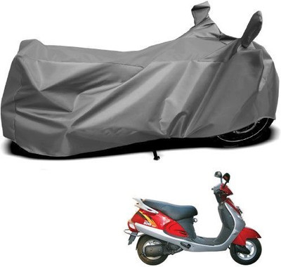 Varnwal E Commerce Waterproof Two Wheeler Cover for Kinetic(Nova, Grey)