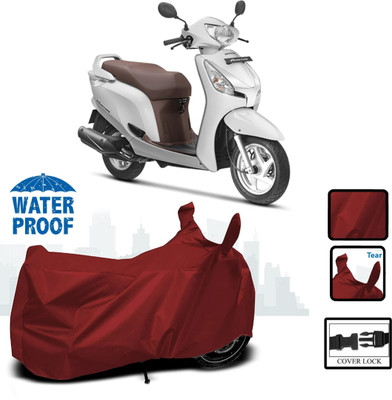 WMIZEXA Waterproof Two Wheeler Cover for Honda(Maroon)