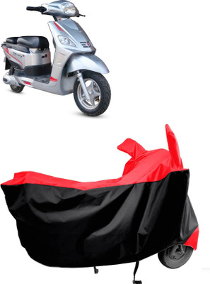 KEDIT Two Wheeler Cover for Hero(Electric NYX e5, Red)