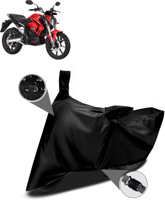AutoGalaxy Waterproof Two Wheeler Cover for Revolt(RV 400, Black)