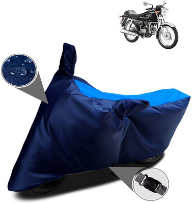 THE REAL ARV Waterproof Two Wheeler Cover for Hero(Splendor Pro Classic, Blue)