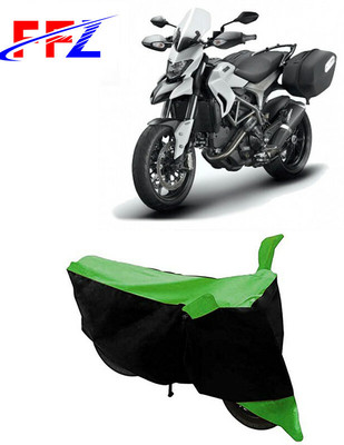 FFZ Two Wheeler Cover for Ducati(Hyperstrada, Black, Green)